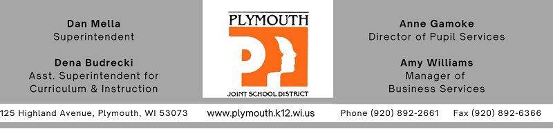 PLYMOUTH JOINT SCHOOL DISTRICT Logo